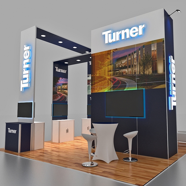 Custom Trade Show Display - Turner Construction - Image 3
