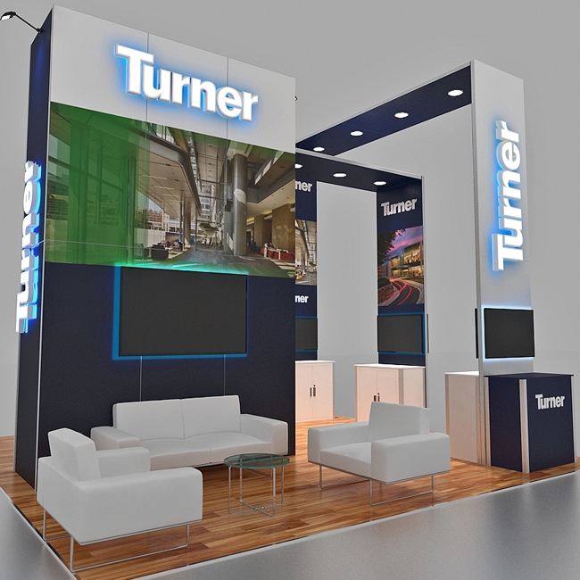 Custom Trade Show Display - Turner Construction - Image 4