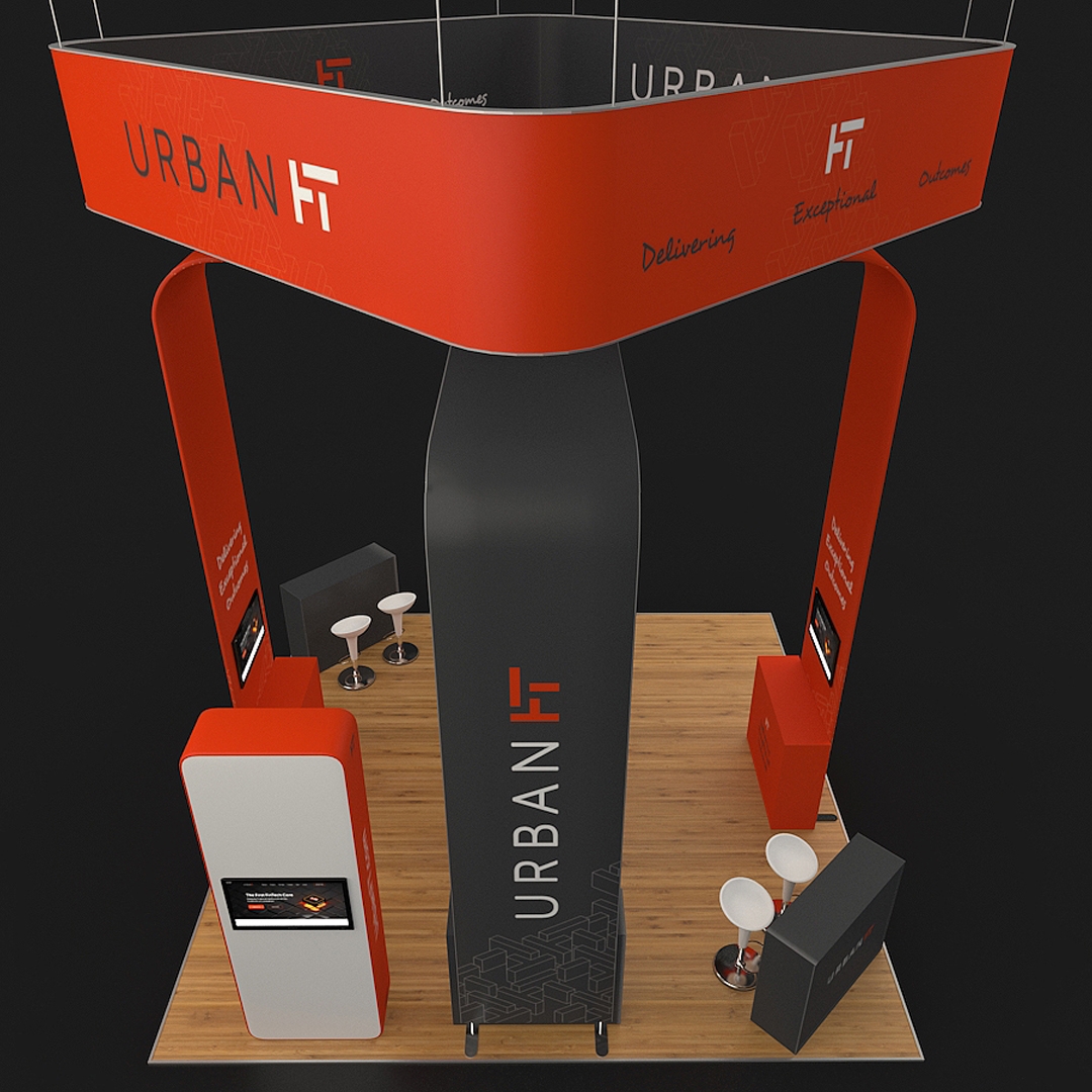 20 X 20 Arch Tension Fabric Booth - Urban FT - Image 6