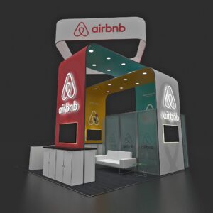 Custom Trade Show Display - Airbnb