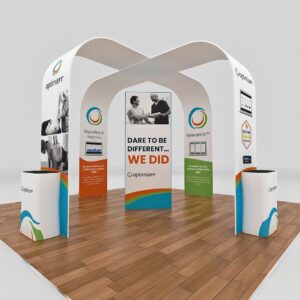20 X 20 Arch Tension Fabric Booth