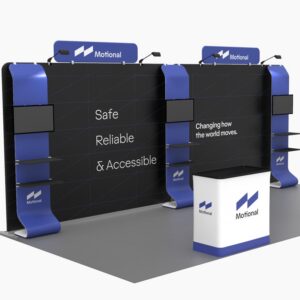 20ft Big Fabric Treo Monitor Stand Trade Show Booth