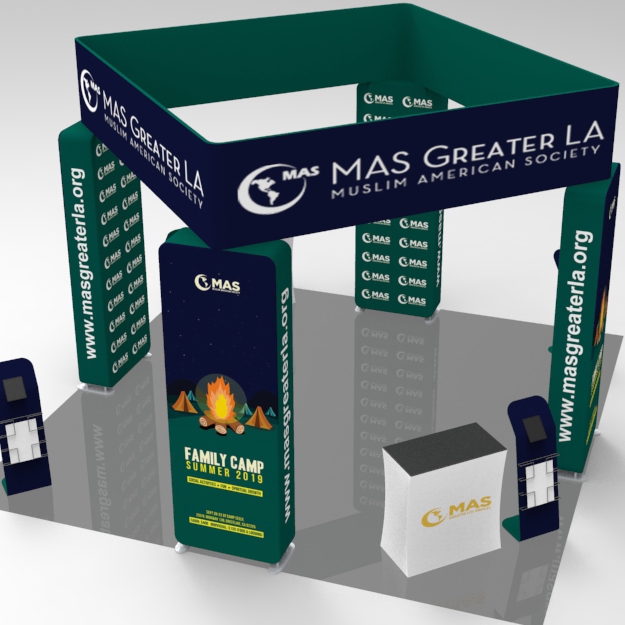 20X20 MAS MODULAR TENSION FABRIC DISPLAY - Image 2