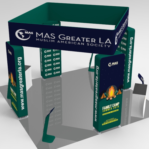 20X20 MAS MODULAR TENSION FABRIC DISPLAY - Image 4