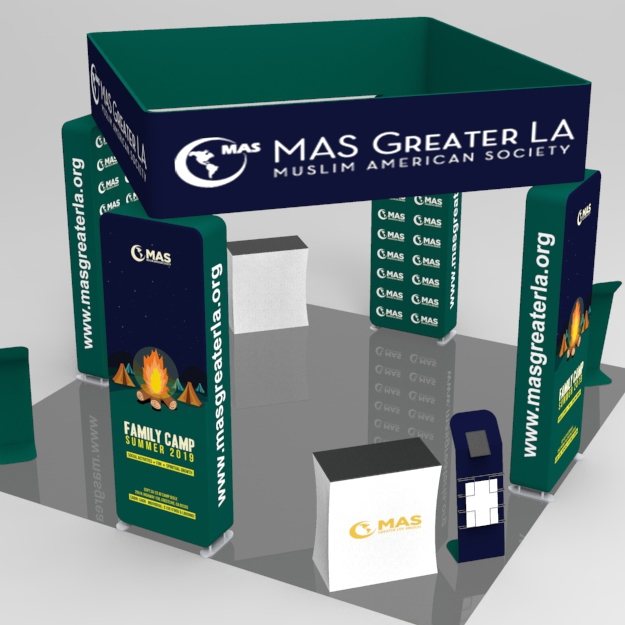 20X20 MAS MODULAR TENSION FABRIC DISPLAY - Image 6