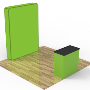 Backlit Trade Show Booth 6ft Wide x 8Ft tall