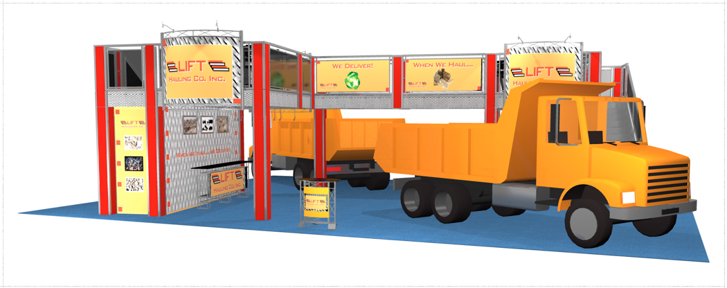 50 x 40 Lift Hauling Double Deck Truss Display System - Image 5