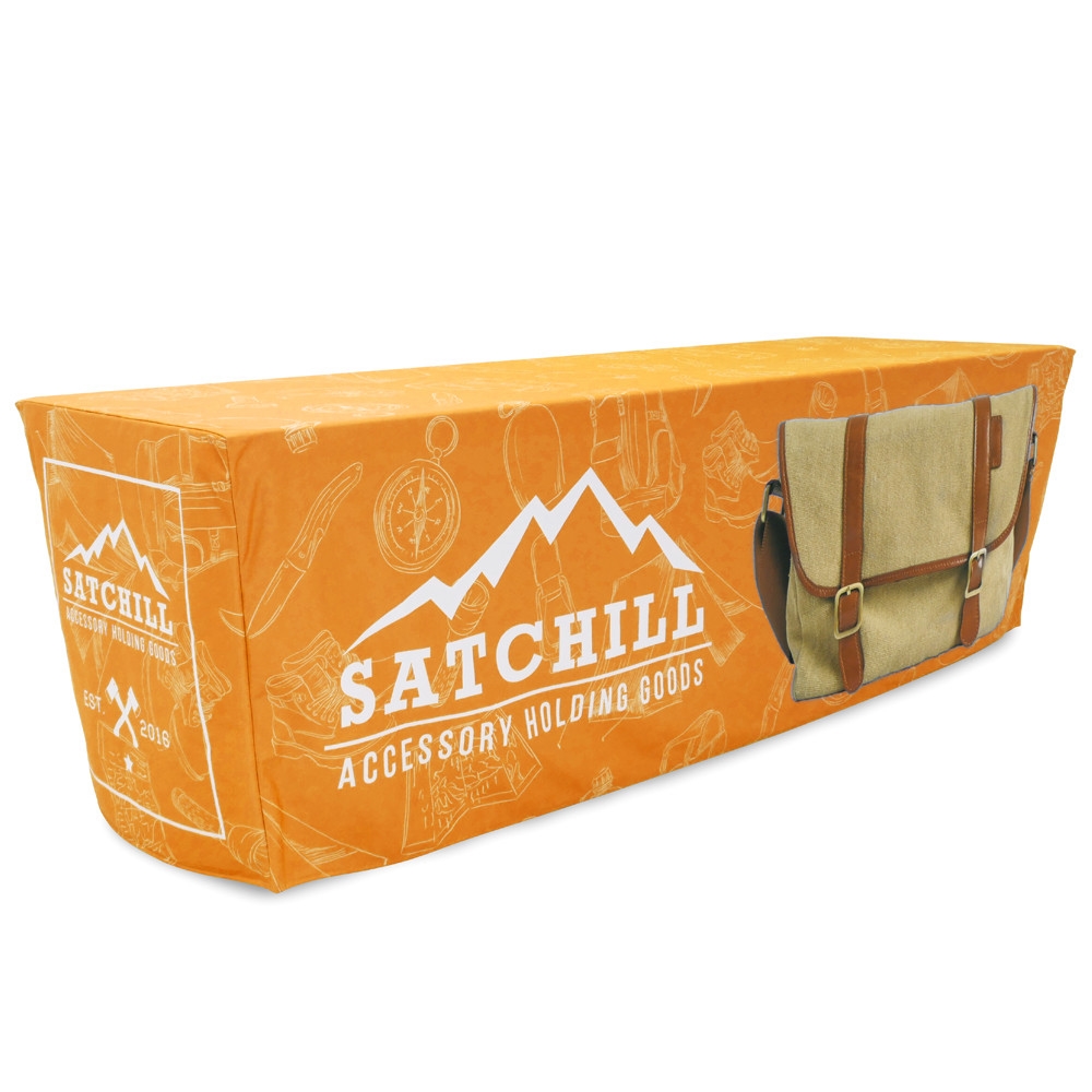 Fitted Table Throw Full Color 8 Ft. 3-Sided With Custom Dye-Sub Print - Image 2