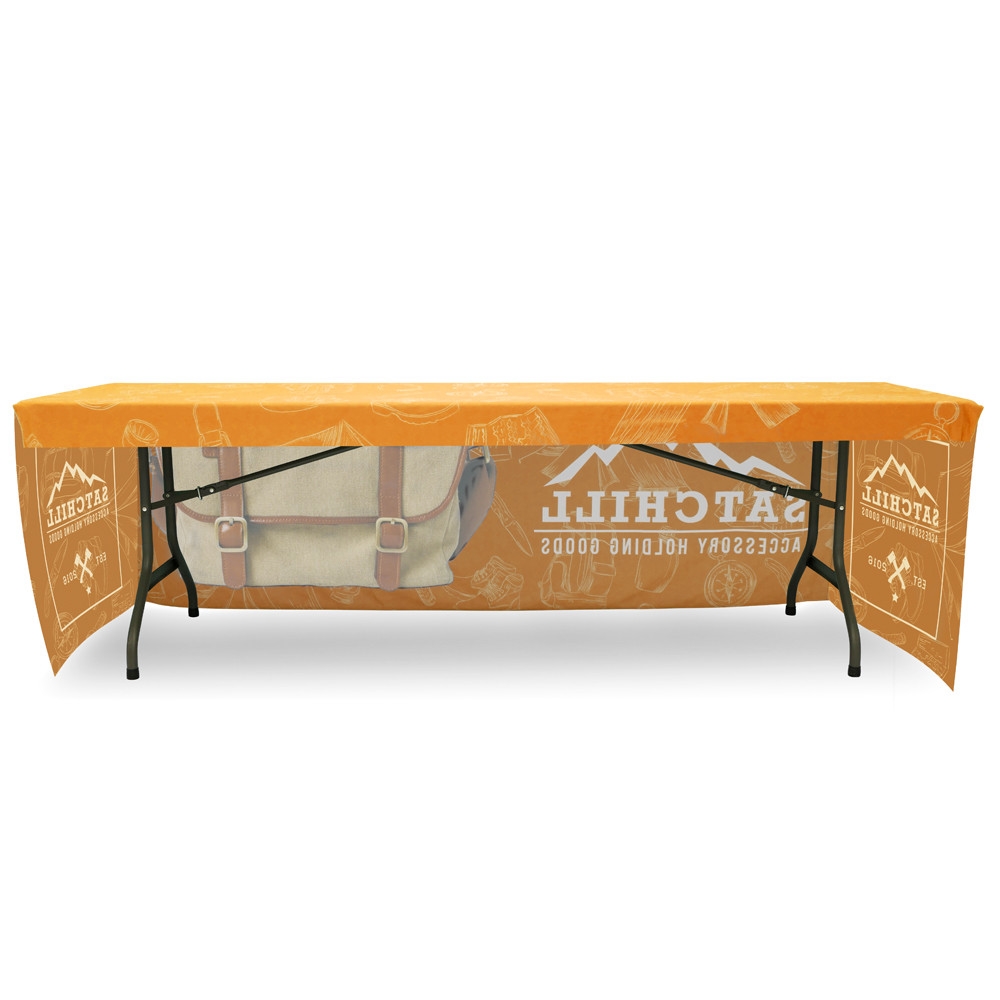 Fitted Table Throw Full Color 8 Ft. 3-Sided With Custom Dye-Sub Print - Image 4