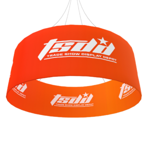 Round Hanging Sign Double Sided- 18ft x 24 inch