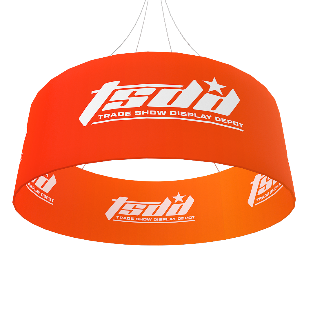 Round Hanging Sign Double Sided- 8ft x 48 inch - Image 2