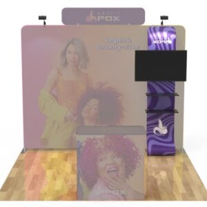 Waterfall Media Monitor Stand - Back wall Small