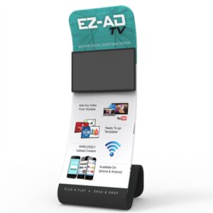 Monitor Stand with Product Shelf