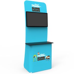 Monitor Stand with Product Shelf