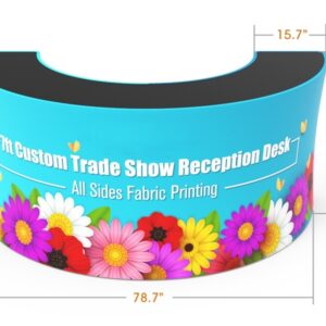 Counter- Info Desk / Reception Counter 7ft