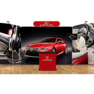 10 X 20 Ft. Big Fabric Tension Fabric Display - Lexus