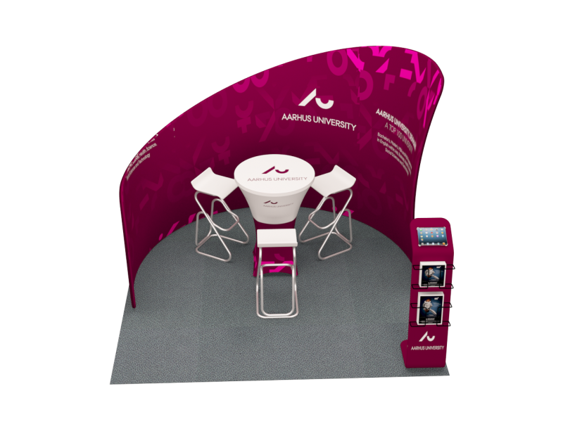 10FT ROUND PRIVACY ROOM WITH DOUBLE SIDED GRAPHIC - Image 3