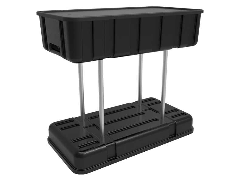 10FT TENSION FABRIC DISPLAY WITH MONITOR MOUNTS - Image 5