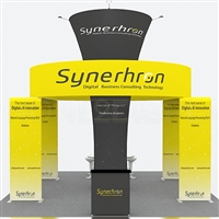 20x20 - Synerhron Tension Fabric Exhibit Booth - 12ft Tall